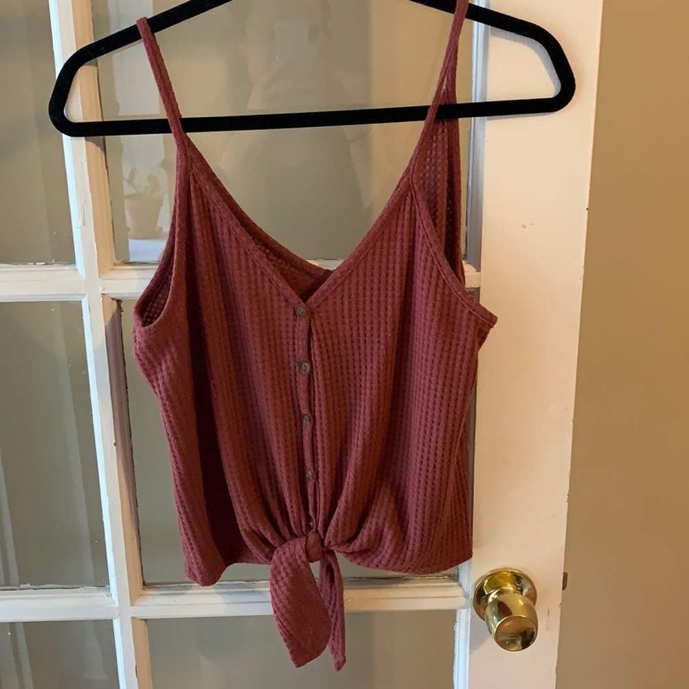 Red crop top. Size medium.